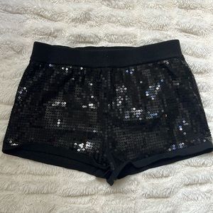 Sequin shorts